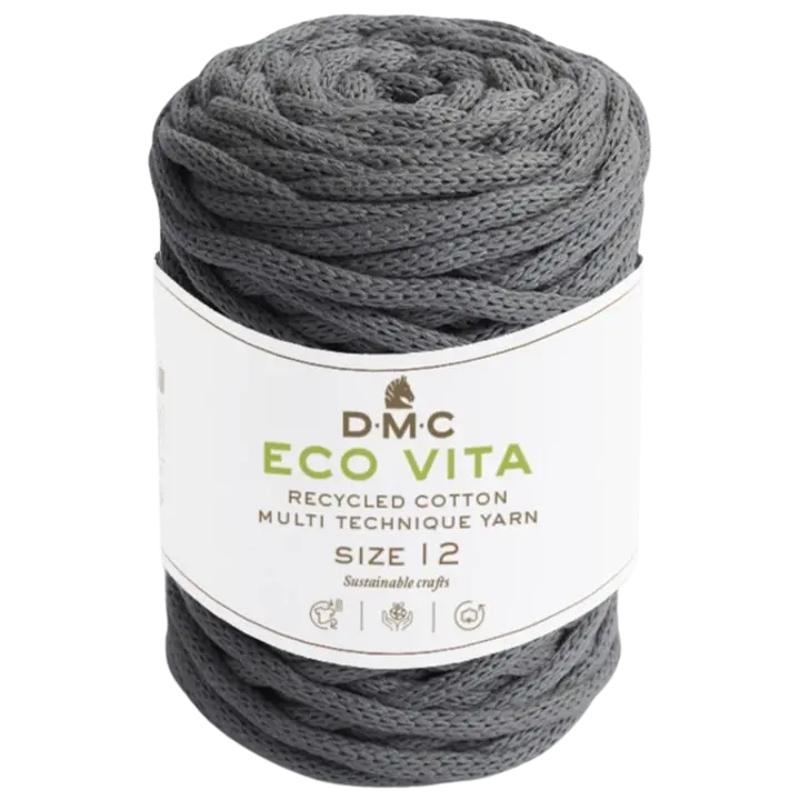 DMC Eco Vita nyörilanka 250g harmaa