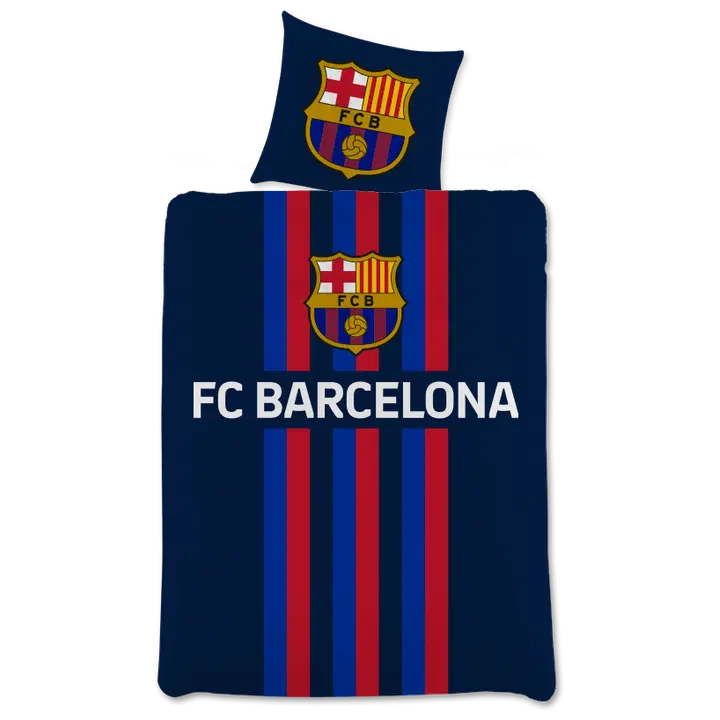 Laste voodipesukomplekt barcelona 150x210+50x60 sinine