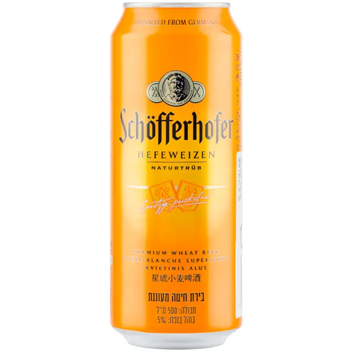 Schöfferhofer Hefe weizen 0,5 l olut tlk alk 5%