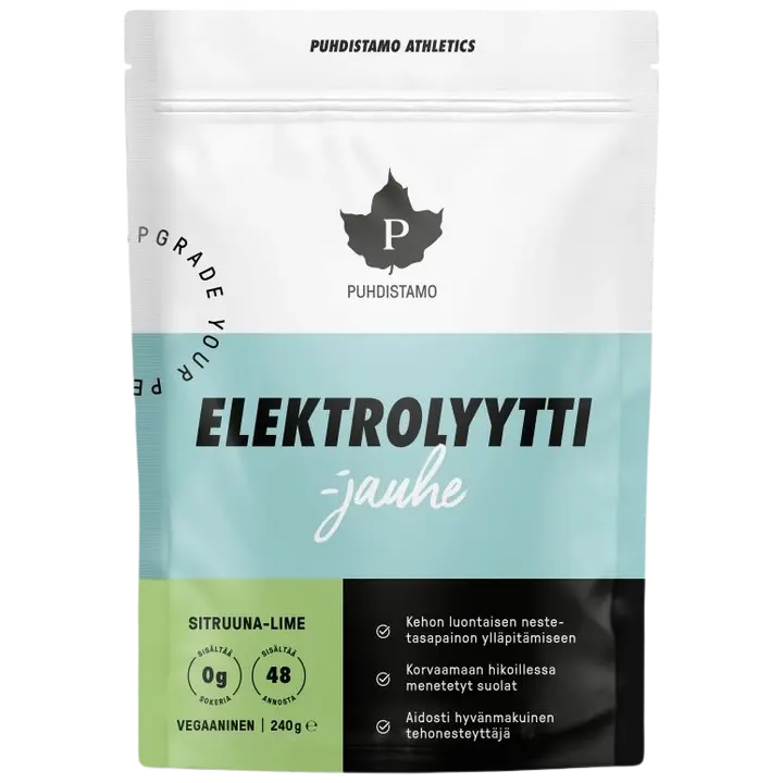 Puhdistamo Elektrolyyttijauhe Sitruuna Lime 240 g