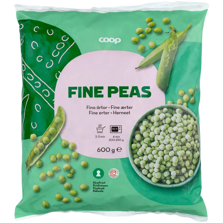 Coop herneet 600 g pakaste