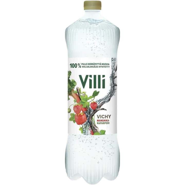 Villi Vichy mansikka-raparperi 1,5l