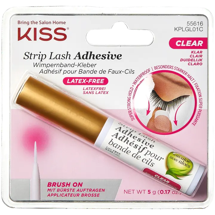 Kiss 24hr Strip Eyelash Adhesive - Clear 5g
