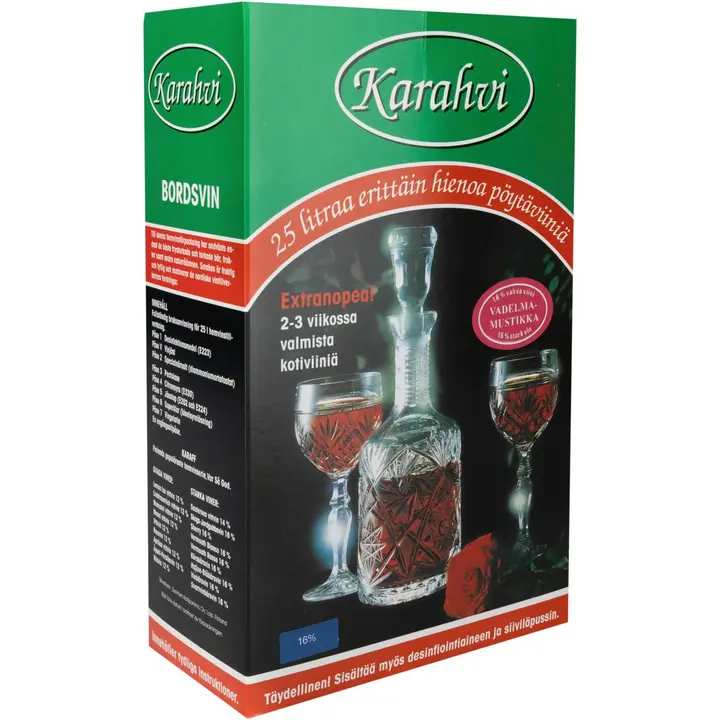 Karahvi 380g vadelma-mustikka viiniaines