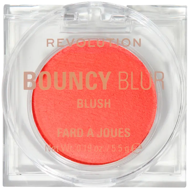 Makeup Revolution bouncy blur blush cheek+lip poski ja huulimeikkivoide 5,5g coral blur burst