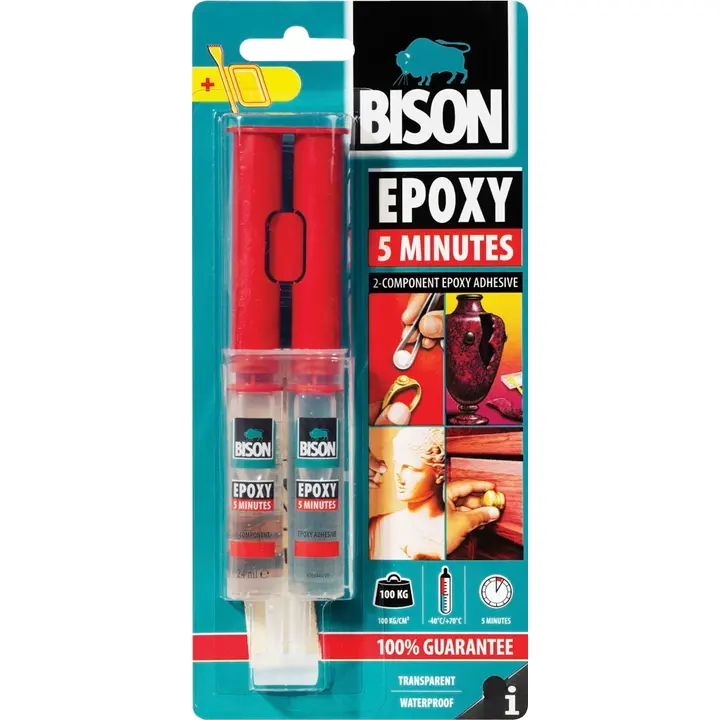 Epoksliim Epoxy 5 Min 24ml Bison