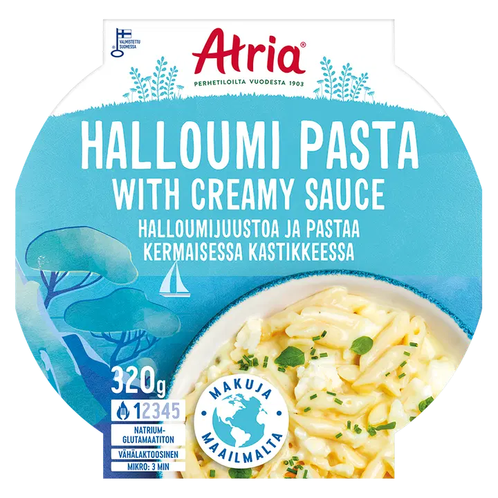 Atria Halloumi Pasta with Creamy Sauce 320g