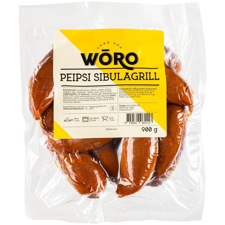 Wõro Peipsi Sibulagrill 900 G