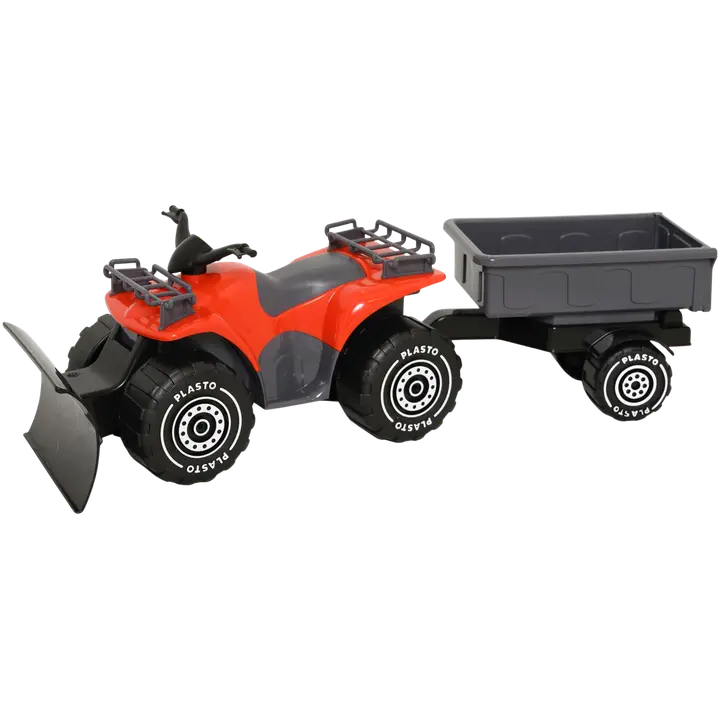 Traktor punane 45 cm