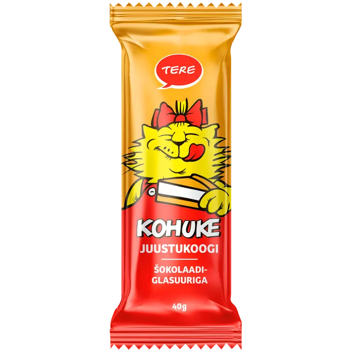Tere Kohuke juustukoogi šokolaadiglasuuriga 40 g