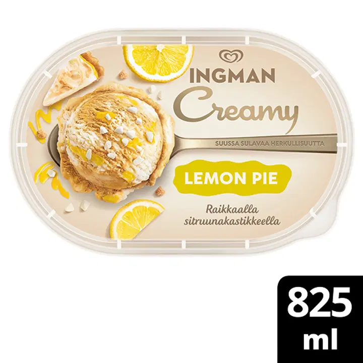 Ingman Creamy Lemon Pie Glass 825ml/455g