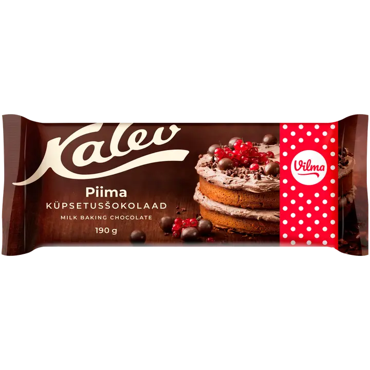 Vilma küpsetusšokolaad piima 190g