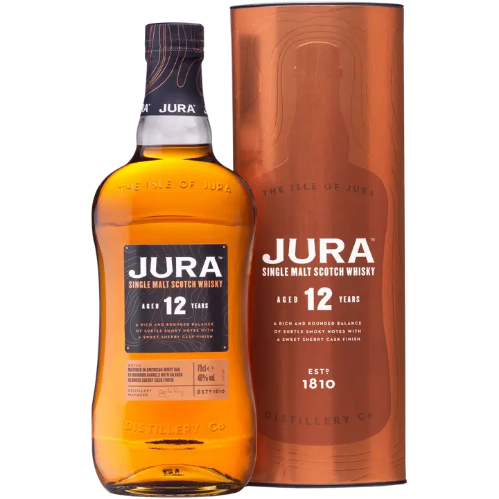 Jura 12YO Single Malt Scotch Whisky karbis 40%vol 700 ml