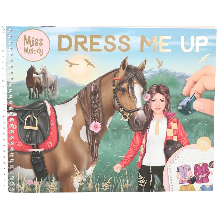 Miss Melody tarrakirja iso Dress Me Up