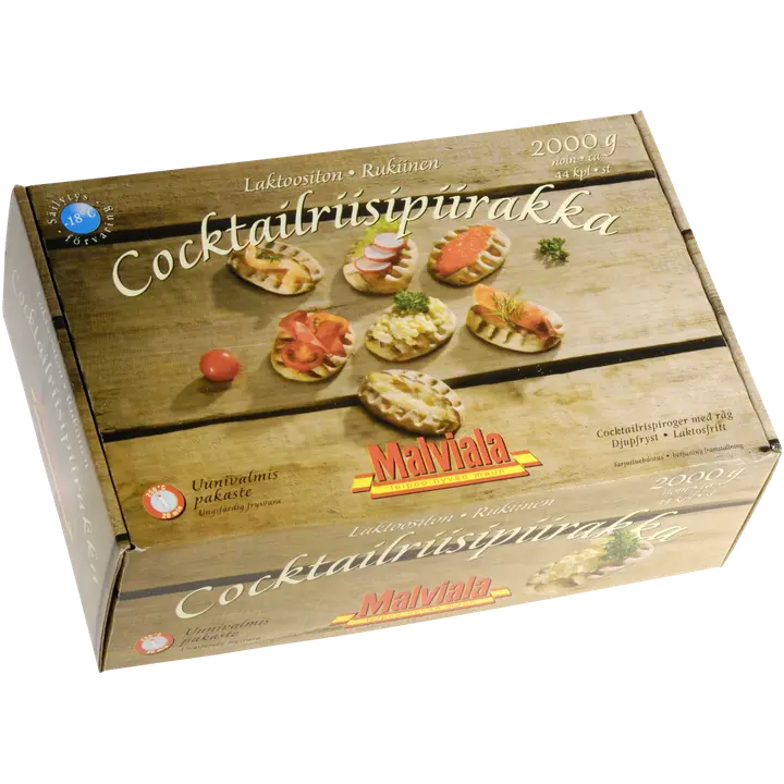 Malviala pakaste cocktailriisipiirakka 2000g noin 44kpl