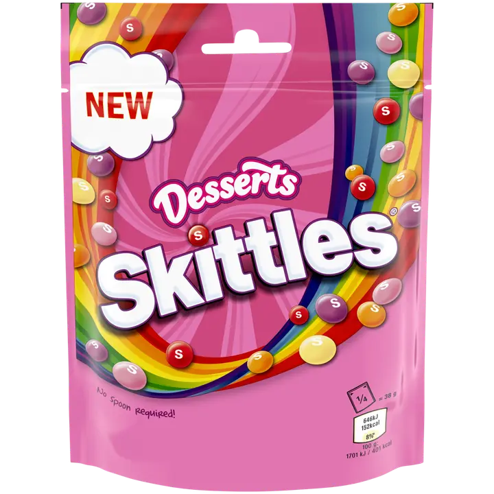 Skittles dražeed  Dessert , 152g