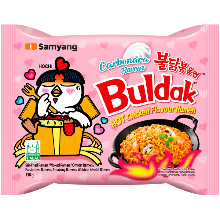 Samyang Buldak Ramen Hot Chicken Carbonara Nuudeli 130g