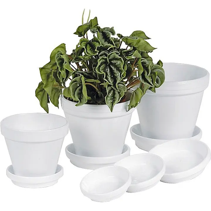 Scan-Pot saviruukku 12 cm valkoinen