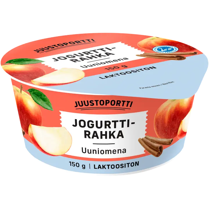 Juustoportti Jogurttirahka 150 g uuniomena laktoositon