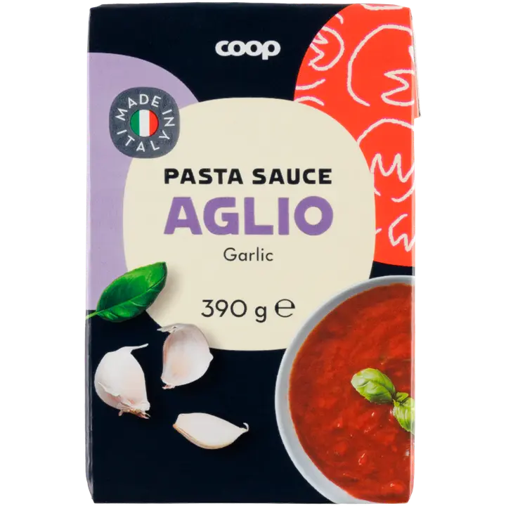 Coop pastakastike valkosipuli 390 g
