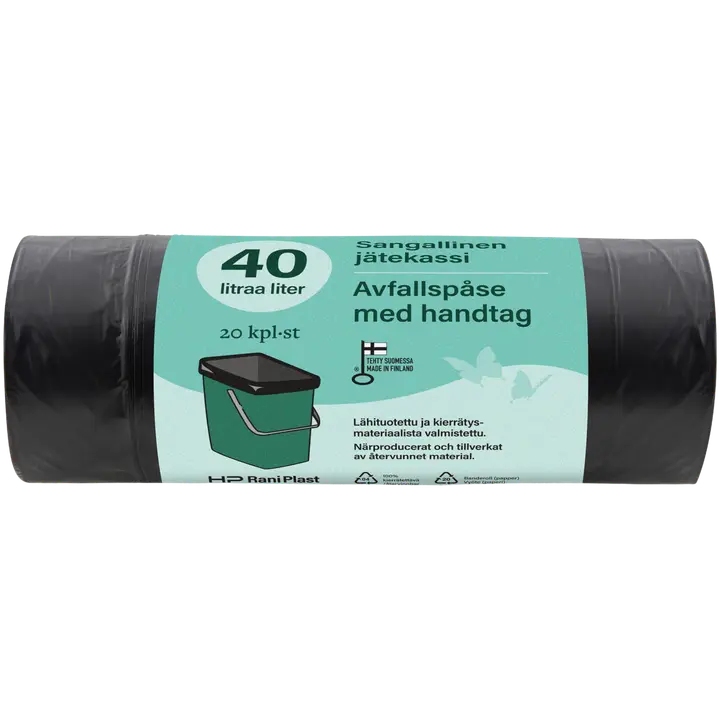 HP Rani Plast AB 40 L sangallinen jätekassi 20 kpl