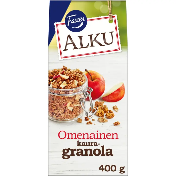 Fazer Alku Omenainen kauragranola 400 g