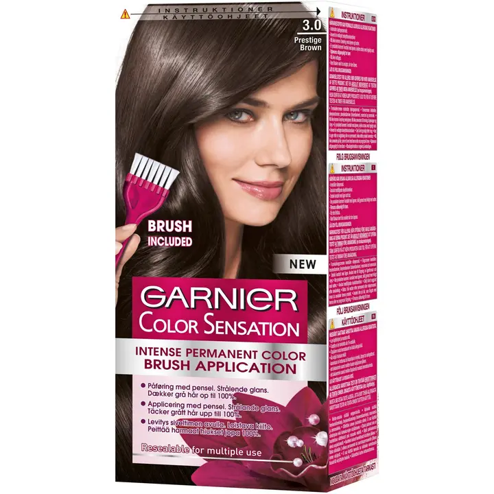 Garnier Color Sensation 3.0 Prestige Brown Tummanruskea kestoväri 1kpl