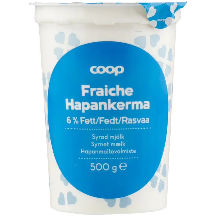 Coop hapankerma 6 % 500 g