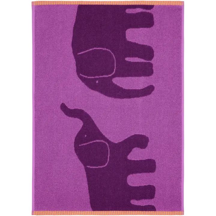 Finlayson Käsipyyhe Elefantti Vapaa 50x70 violetti/oranssi