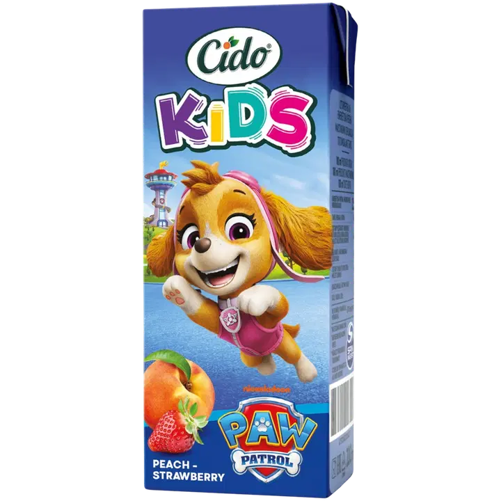 CIDO Käpapatrull virsiku-maasikamaitseline mahlajook 200 ml