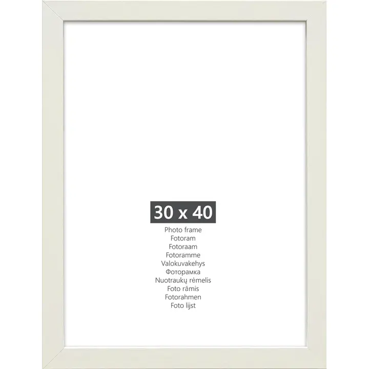 Art Link kehys Nina 30 x 40 cm valkoinen