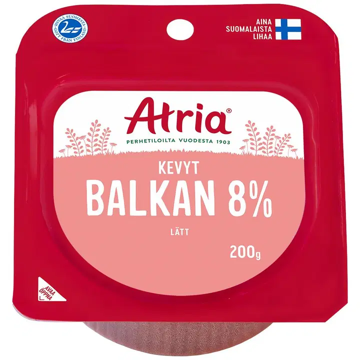 Atria Kevyt Balkan Leikkelemakkara 200g