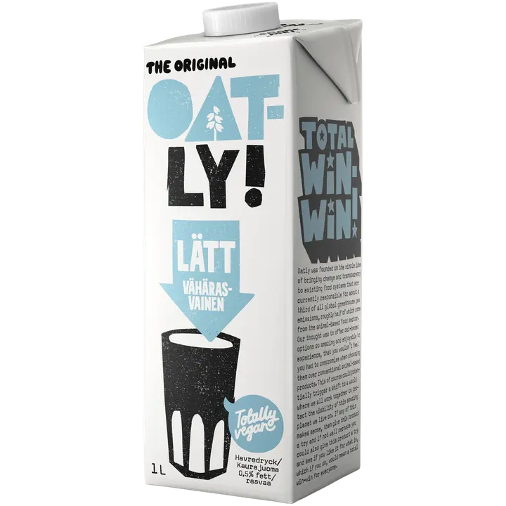 Oatly Kaurajuoma Vähärasvainen 1L