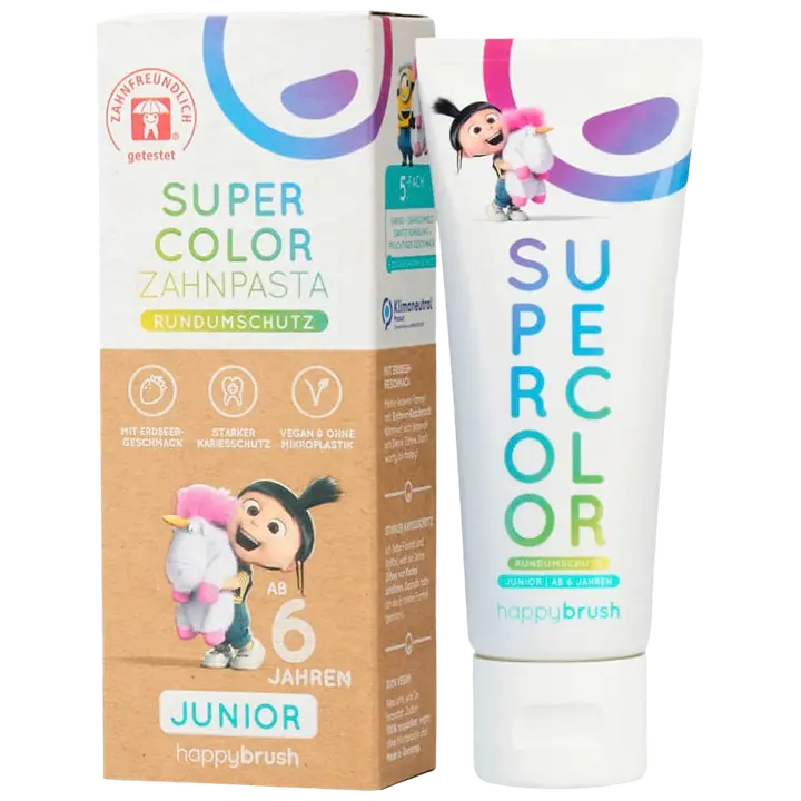 Happybrush supercolor junior hambapasta 75ml