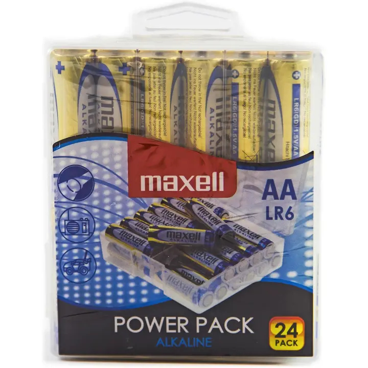Maxell LR06 (AA) paristot, säästöpakkaus 24 kpl
