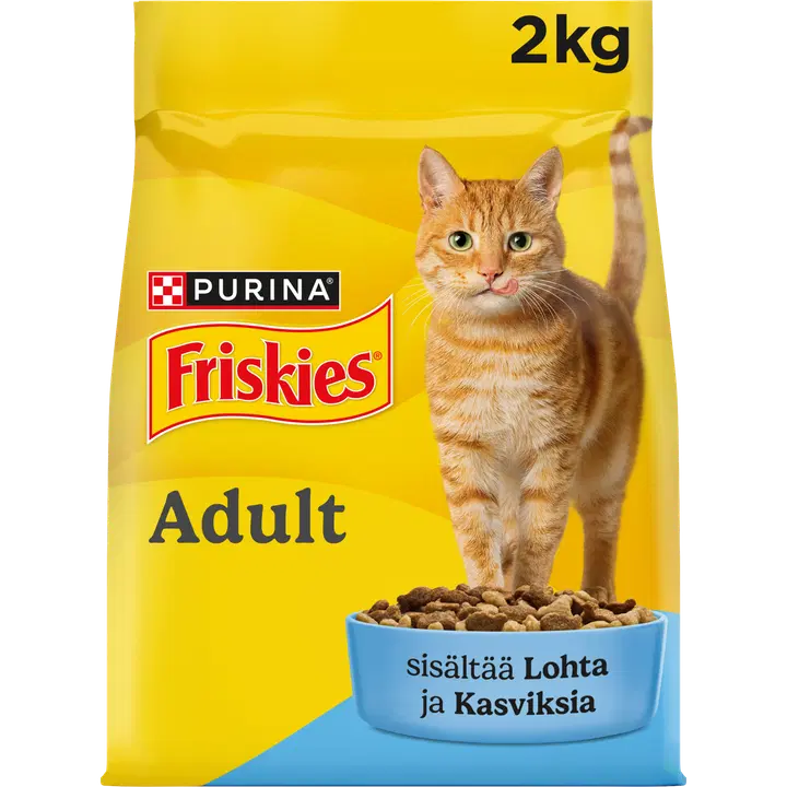 PUrina Friskies Lohta Kissan kuivaruoka 2kg
