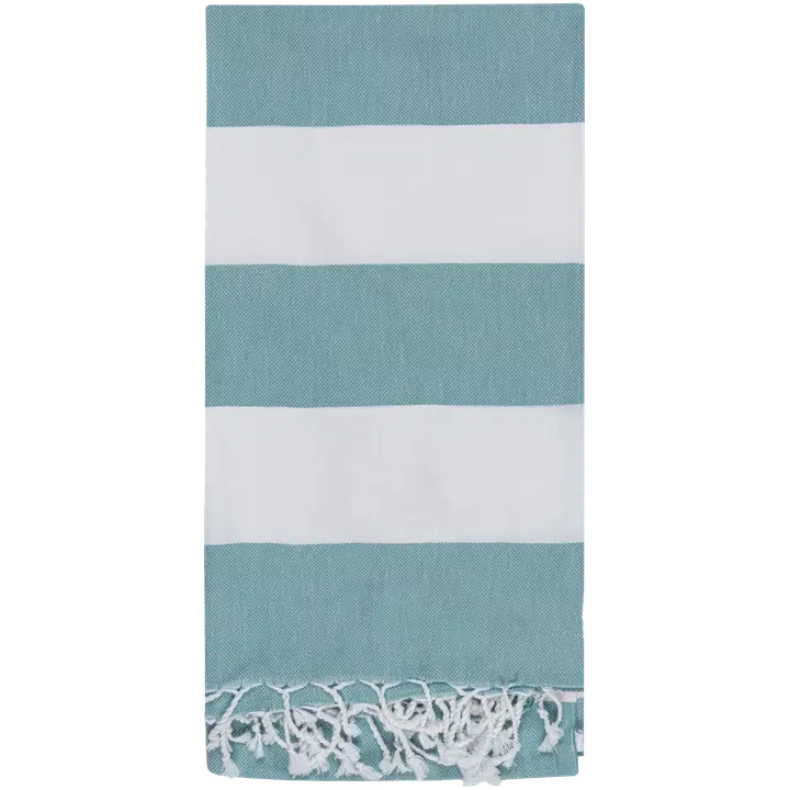House hamam-pyyhe 90x180 cm vihreä/valkoinen