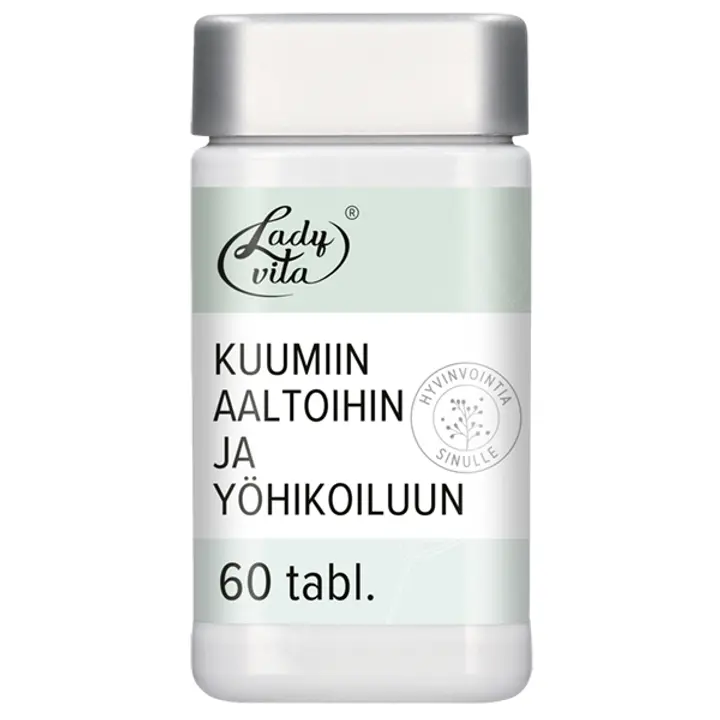 Ladyvita Menoplus ravintolisä Puna-apila-humala-vitamiinitabletti 60 tabl