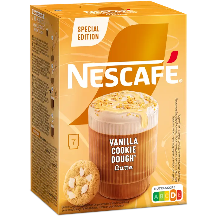 Nescafé Gold Vanilla Cookie Dough Latte 136,5g erikoispikakahvi
