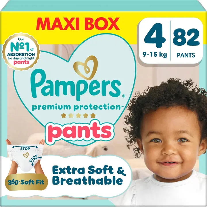 Pampers püksmähkmed S4, 9-15 kg, 82 tk