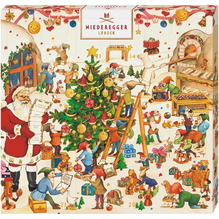 Niedregger martsipani advendikalender 168g