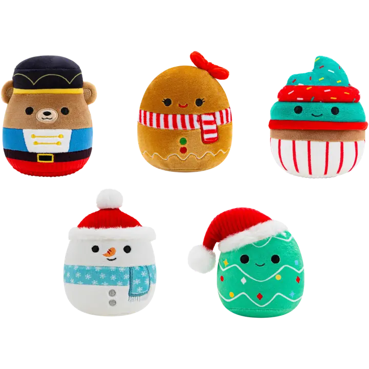 Squishmallows Squeaky pehmolelu joulu 9cm