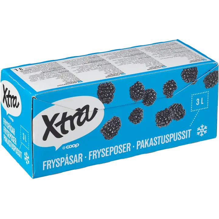 Xtra pakastuspussi 3L 60 kpl