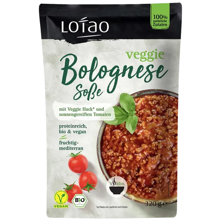 Lotao Veggie Bolognese kastike 320g luomu
