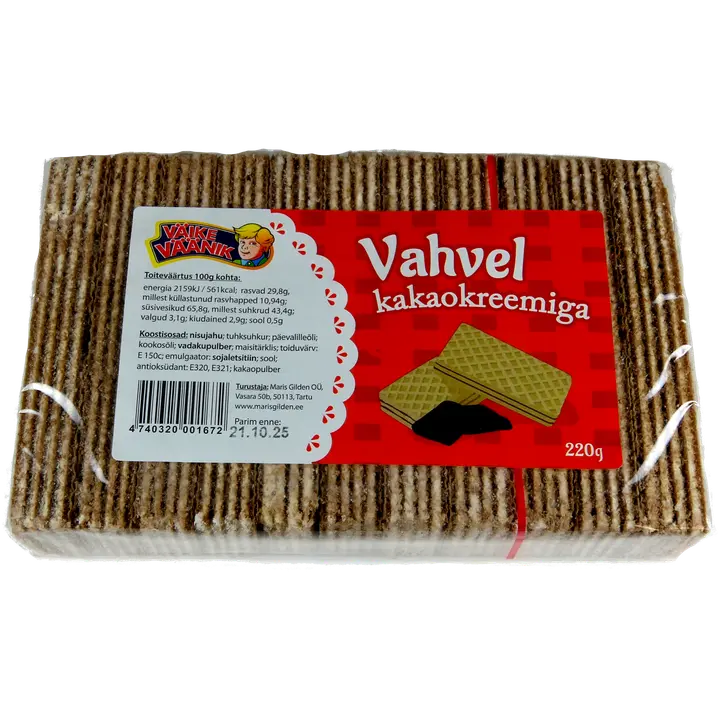 Väike Väänik vahvel 220g kakao