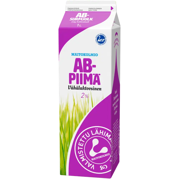 Maitokolmio vähälaktoosinen AB-piimä 1l