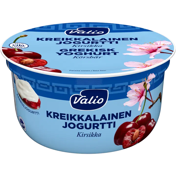 Valio grekisk yoghurt körsbär laktosfri 150 g
