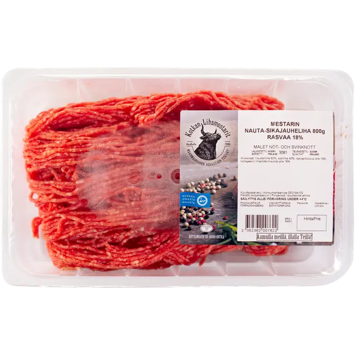 Kotkan lihamestarit nauta-sikajauheliha n. 800 g