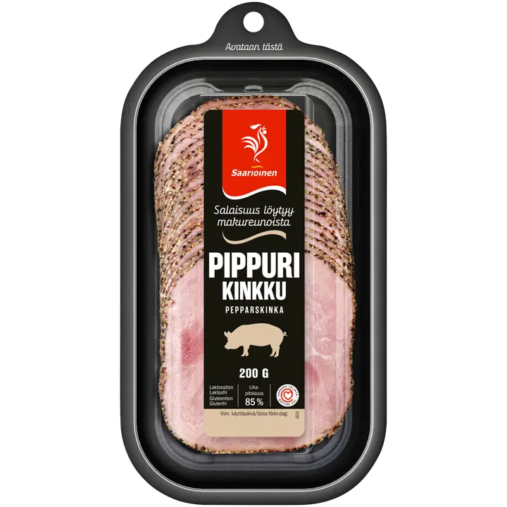 Saarioinen Pippurikinkku limiviipale, kokolihatuote 200g