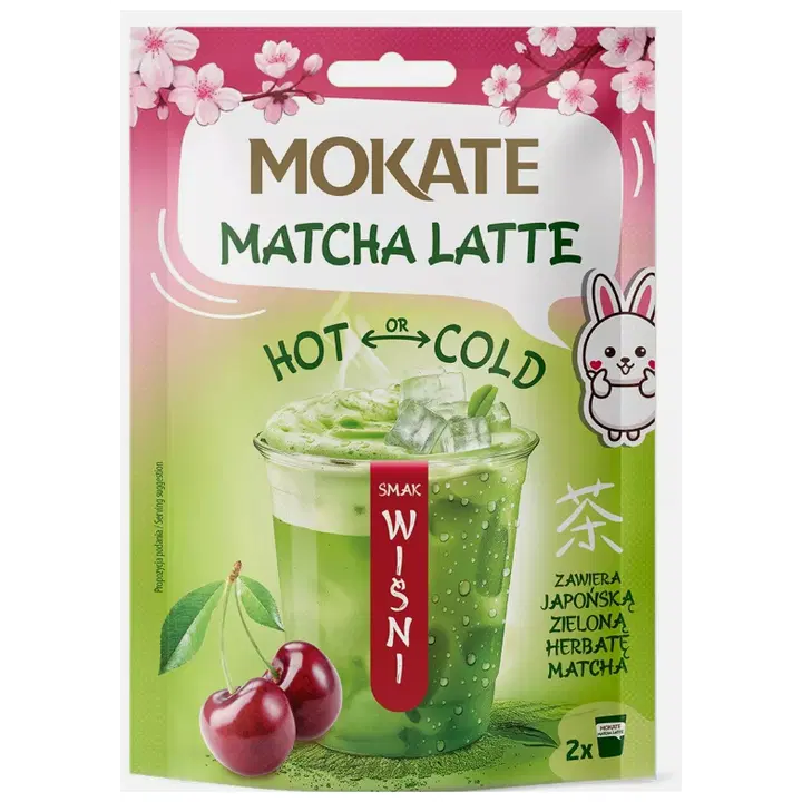 Mokate Matcha latte Kirsimaitseline 40g